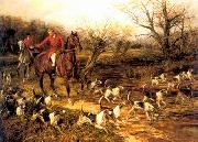 unknow artist Classical hunting fox, Equestrian and Beautiful Horses, 106. oil on canvas